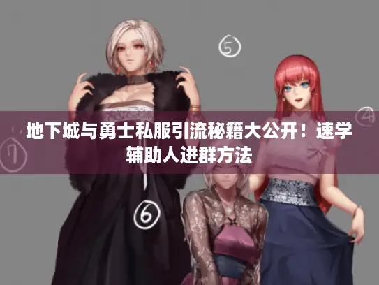 地下城与勇士私服引流秘籍大公开！速学辅助人进群方法