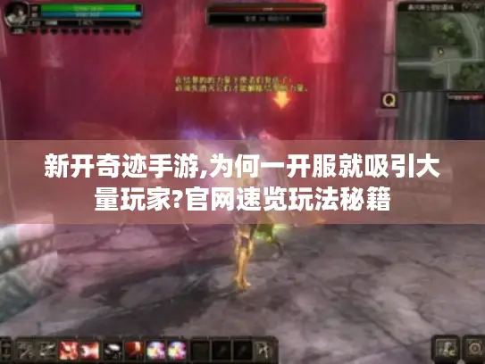 新开奇迹手游,为何一开服就吸引大量玩家?官网速览玩法秘籍 新开奇迹手游,为何一开服就吸引大量玩家?官网速览玩法秘籍