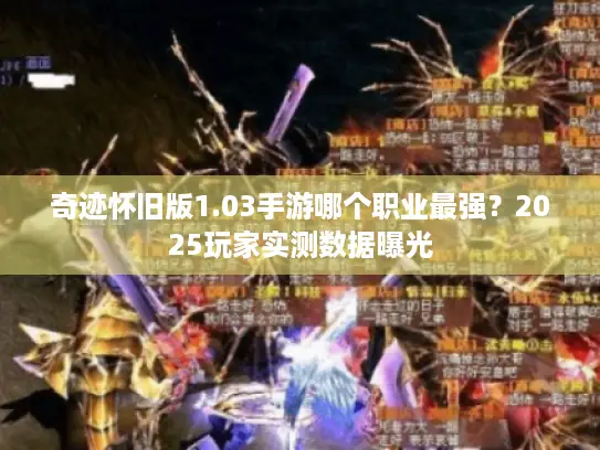 奇迹怀旧版1.03手游哪个职业最强?2025玩家实测数据曝光 奇迹怀旧版1.03手游哪个职业最强?2025玩家实测数据曝光