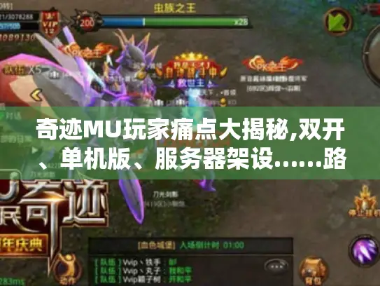奇迹MU玩家痛点大揭秘,双开、单机版、服务器架设……路径问题全解决！