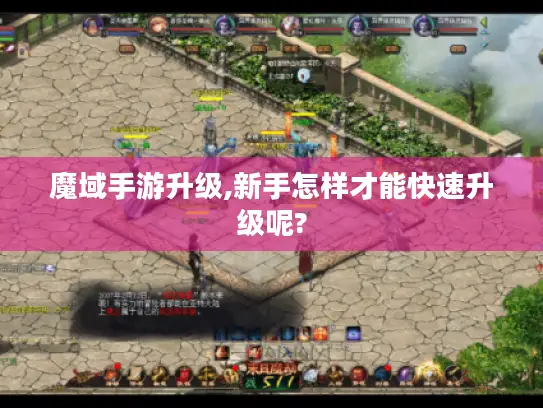 魔域手游升级,新手怎样才能快速升级呢?