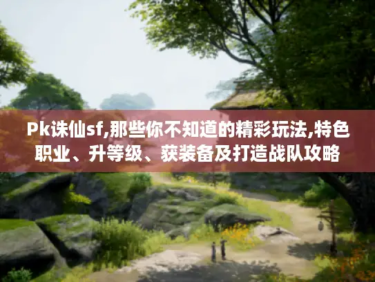 Pk诛仙sf,那些你不知道的精彩玩法,特色职业、升等级、获装备及打造战队攻略