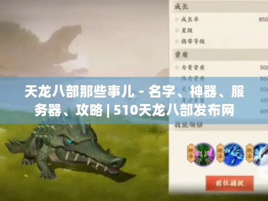 天龙八部那些事儿 - 名字、神器、服务器、攻略 | 510天龙八部发布网