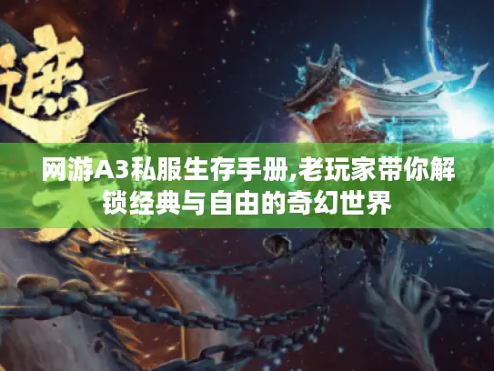 网游A3私服生存手册,老玩家带你解锁经典与自由的奇幻世界