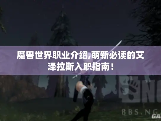 魔兽世界职业介绍,萌新必读的艾泽拉斯入职指南！