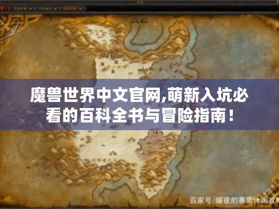 魔兽世界中文官网,萌新入坑必看的百科全书与冒险指南！