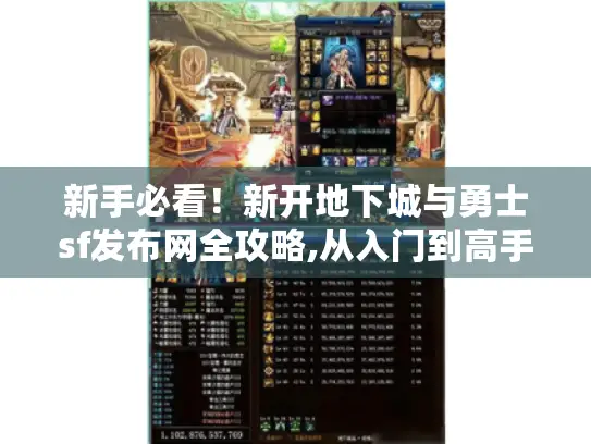 新手必看！新开地下城与勇士sf发布网全攻略,从入门到高手的秘密通道