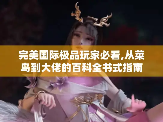 完美国际极品玩家必看,从菜鸟到大佬的百科全书式指南 完美国际极品玩家必看,从菜鸟到大佬的百科全书式指南