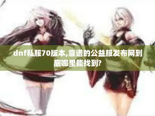 dnf私服70版本,靠谱的公益服发布网到底哪里能找到?