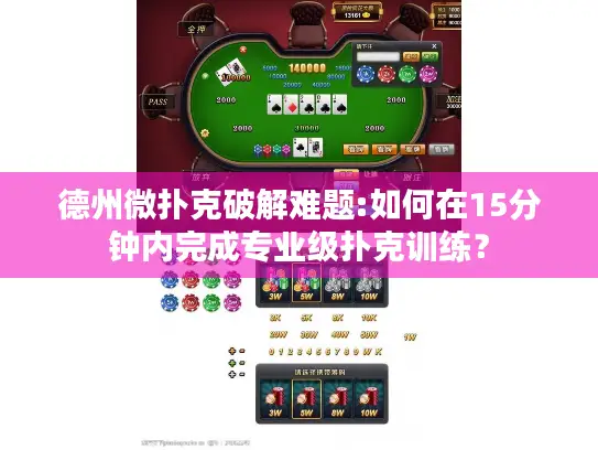 德州微扑克破解难题:如何在15分钟内完成专业级扑克训练？