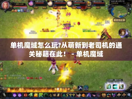 单机魔域怎么玩?从萌新到老司机的通关秘籍在此！ - 单机魔域