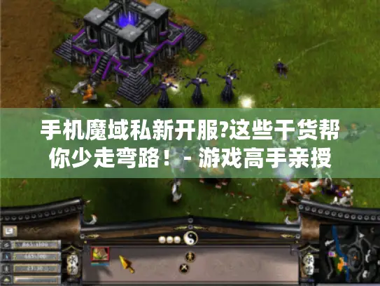 手机魔域私新开服?这些干货帮你少走弯路！- 游戏高手亲授