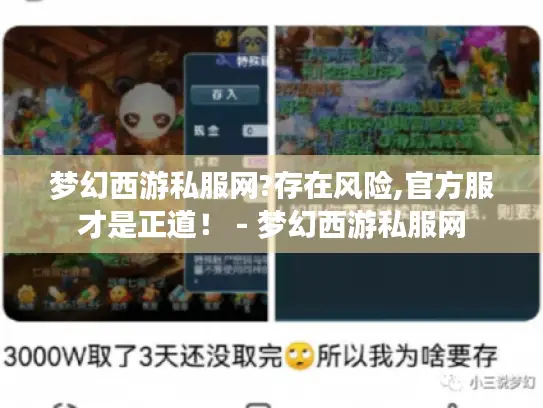 梦幻西游私服网?存在风险,官方服才是正道! - 梦幻西游私服网 梦幻西游私服网?存在风险,官方服才是正道! - 梦幻西游私服网