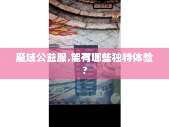 魔域公益服,能有哪些独特体验?