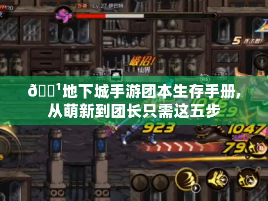 🏹地下城手游团本生存手册,从萌新到团长只需这五步