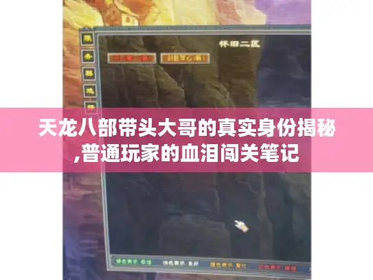 天龙八部带头大哥的真实身份揭秘,普通玩家的血泪闯关笔记