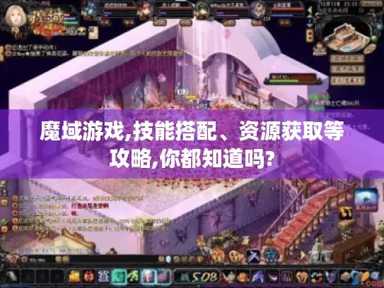 魔域游戏,技能搭配、资源获取等攻略,你都知道吗?