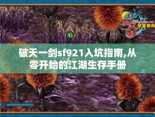 破天一剑sf921入坑指南,从零开始的江湖生存手册