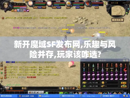 新开魔域SF发布网,乐趣与风险并存,玩家该咋选?