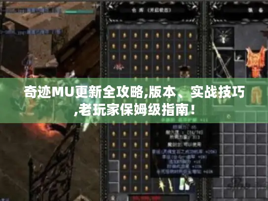 奇迹MU更新全攻略,版本、实战技巧,老玩家保姆级指南! 奇迹MU更新全攻略,版本、实战技巧,老玩家保姆级指南!