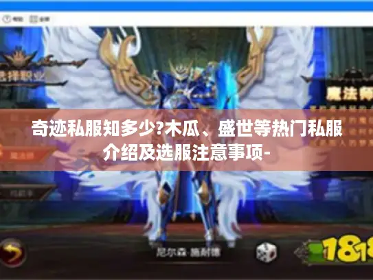 奇迹私服知多少?木瓜、盛世等热门私服介绍及选服注意事项-