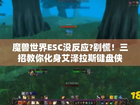 魔兽世界ESC没反应?别慌!三招教你化身艾泽拉斯键盘侠 魔兽世界ESC没反应?别慌!三招教你化身艾泽拉斯键盘侠
