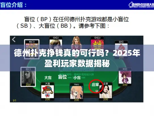 德州扑克挣钱真的可行吗?2025年盈利玩家数据揭秘 德州扑克挣钱真的可行吗?2025年盈利玩家数据揭秘