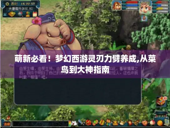 萌新必看！梦幻西游灵刃力劈养成,从菜鸟到大神指南