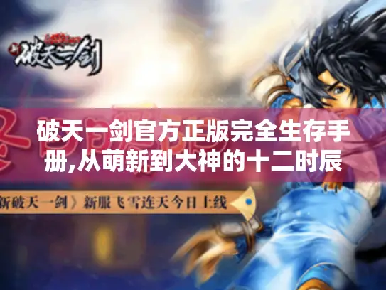 破天一剑官方正版完全生存手册,从萌新到大神的十二时辰 破天一剑官方正版完全生存手册,从萌新到大神的十二时辰