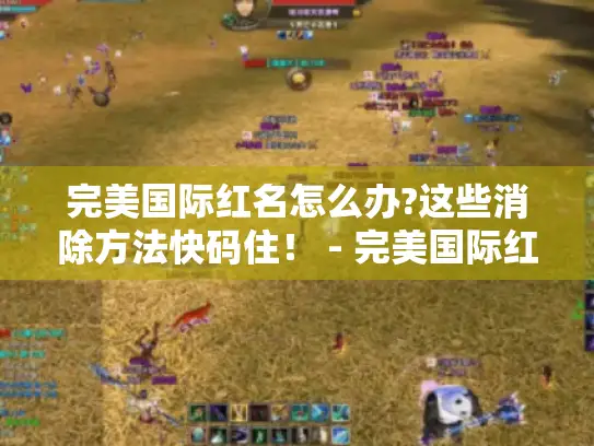 完美国际红名怎么办?这些消除方法快码住！ - 完美国际红名