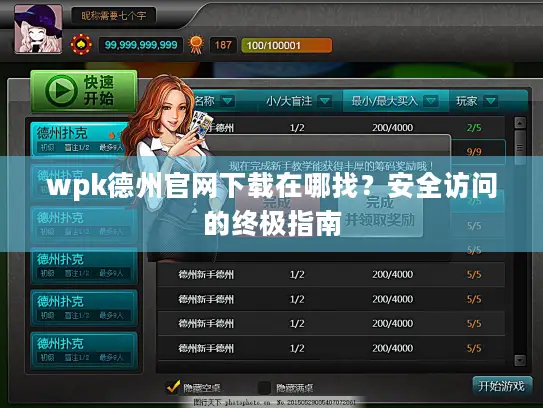 wpk德州官网下载在哪找？安全访问的终极指南