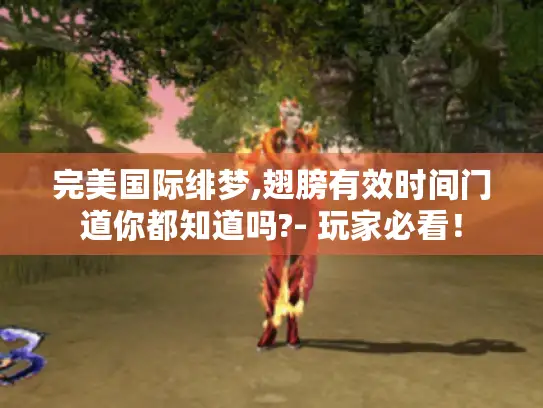 完美国际绯梦,翅膀有效时间门道你都知道吗?- 玩家必看! 完美国际绯梦,翅膀有效时间门道你都知道吗?- 玩家必看!