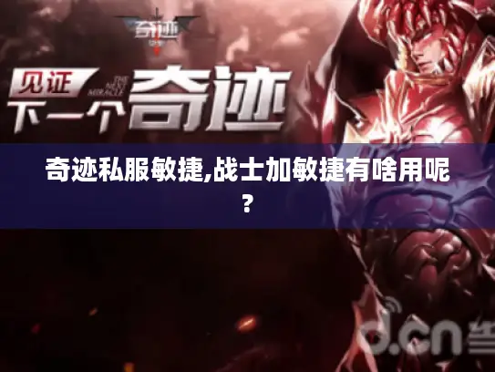 奇迹私服敏捷,战士加敏捷有啥用呢?