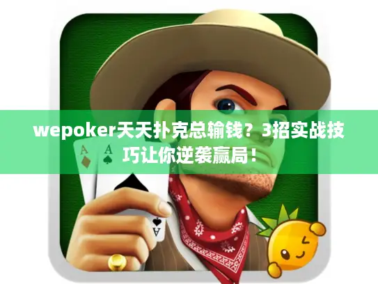 wepoker天天扑克总输钱?3招实战技巧让你逆袭赢局! wepoker天天扑克总输钱?3招实战技巧让你逆袭赢局!
