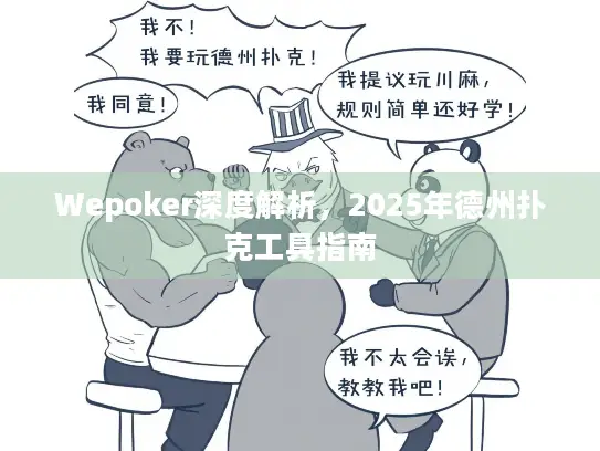 Wepoker深度解析，2025年德州扑克工具指南