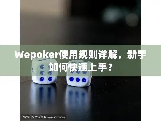 Wepoker使用规则详解，新手如何快速上手？