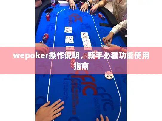 wepoker操作说明，新手必看功能使用指南