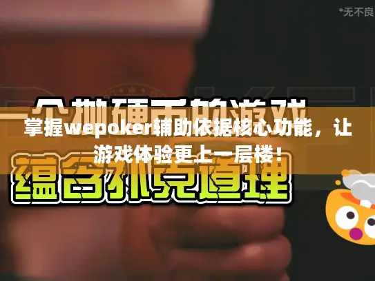 掌握wepoker辅助依据核心功能，让游戏体验更上一层楼！