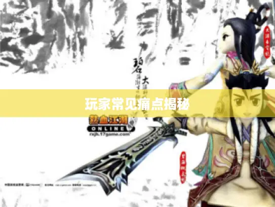 玩家常见痛点揭秘 玩家常见痛点揭秘