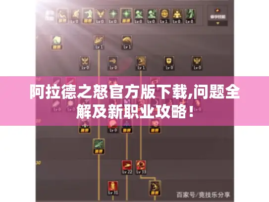阿拉德之怒官方版下载,问题全解及新职业攻略！