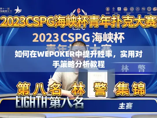 如何在WEPOKER中提升胜率，实用对手策略分析教程