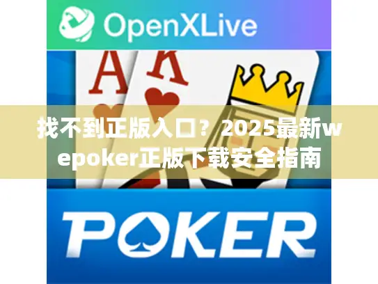 找不到正版入口？2025最新wepoker正版下载安全指南