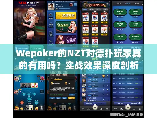 Wepoker的NZT对德扑玩家真的有用吗？实战效果深度剖析