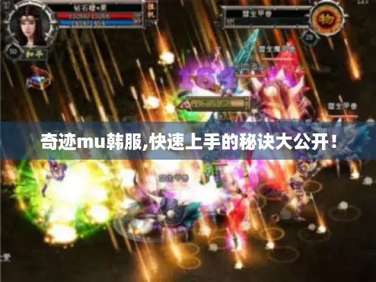 奇迹mu韩服,快速上手的秘诀大公开！