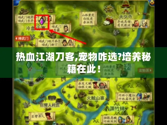 热血江湖刀客,宠物咋选?培养秘籍在此！