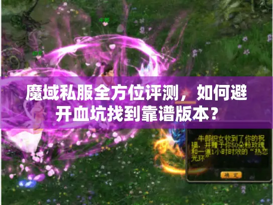 魔域私服全方位评测，如何避开血坑找到靠谱版本？