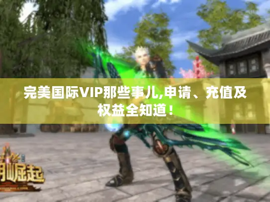 完美国际VIP那些事儿,申请、充值及权益全知道! 完美国际VIP那些事儿,申请、充值及权益全知道!