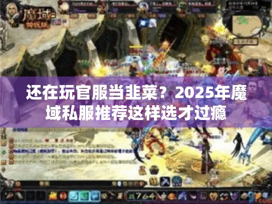 还在玩官服当韭菜？2025年魔域私服推荐这样选才过瘾