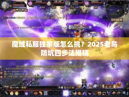 魔域私服独家版怎么挑？2025老鸟防坑四步法揭晓