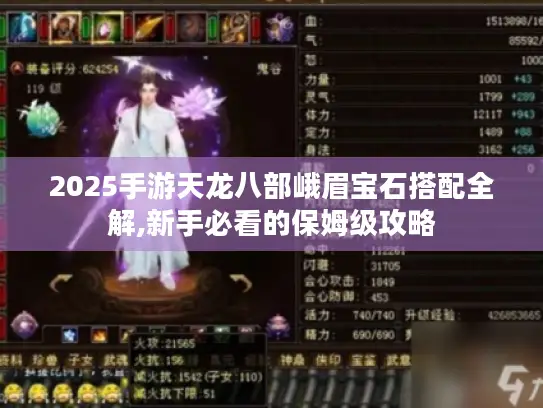 2025手游天龙八部峨眉宝石搭配全解,新手必看的保姆级攻略 2025手游天龙八部峨眉宝石搭配全解,新手必看的保姆级攻略